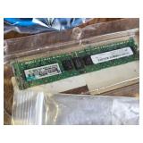 Lot of Electronics and Computer Accessories including Belkin Data Switch, RCA Audio Cable, Older Ram and Timex 16K RAM Module