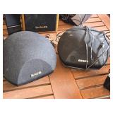 Lot of Various Audio Speakers including Technics, Aiwa, and RadioShack
