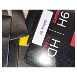 Lot of Phone Accessories including Jetech Tempered Glass Screen Protectors, Evutec Cases, and Rescue Tempered Glass for Various Devices