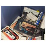 Lot of Cassette Tapes and Audio Books Including "Flashdance" Soundtrack, "From Beirut to Jerusalem" by Thomas L. Friedman, and Various Maxell Blank Tapes