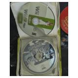 Large Nintendo Wii Video Game Collection Including Sonic Colors, Mario Kart Wii, and More