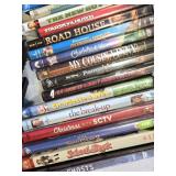 Lot of DVDs including Son of God, Lucky # Slevin, and Mean Girls with various genres and classics