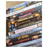 Collection of DVD Movies and TV Shows including Terminator Genisys, Shutter Island, and Millennium Series