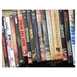 Collection of DVD Movies and TV Shows including Terminator Genisys, Shutter Island, and Millennium Series