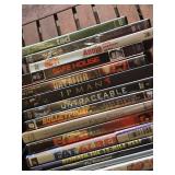 Lot of DVDs and CDs including Ted, Last Man Standing, and Journey to Adventure CD-ROM