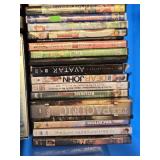 Lot of DVD Movies including "The Purge," "Die Hard," and "Avatar," among others