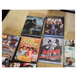 DVD collection including King Kong, Veronica Mars, Good Times, The Americans, and more TV shows and movies