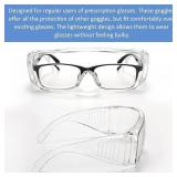 2 NEW boxes (24 Ct) Cabellas #1 Seller! Radians Coveralls Shooting Safety Glasses Ballistic Eye Protection Fits Over Eyewear – Impact & Scratch Resistant ANSI Z87.1 Certified *Ideal for Hunting/