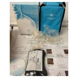 MSRP $150 NEW In BOX Teleflex HYB500 Specialized CPAP Hybrid Mask Starter Kit w/Headgear, DVD, Bag, Manual & More - Customized Fit For All Sizes - Dual-Airway System, Nasal Pillows & Mouth Cov