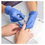 MSRP $240 1 Case (1000 gloves) NEW Synguard Latex-Free Powder-Free Protein-Free (to eliminate risks of Type I hypersensitivity) Nitrile Exam Gloves Size M *textured fingertips measuring 4.7 mil thickn