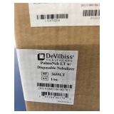 MSRP $200 NEW DEVILBISS PULMONEB LT NEBULIZER SYSTEM 3655LT, COMPRESSOR W/ DISPOSABLE KIT & TUBING, ASTHMA COPD RESPIRATORY USE