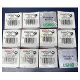 LOT OF 12 NEW USHIO 20859 12V 35W HALOGEN MR16 FMW/CG LIGHT BULB - USED IN HOME AND OFFICE LIGHTING, SPECIALIZED REFLECTOR DESIGN, LONG LIFESPAN