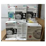 LOT OF 500 NEW MASKS MIXED 3M 8200/07023 N95 PARTICULATE RESPIRATORS + 3M 1860 HEALTH CARE PARTICULATE RESPIRATOR AND SURGICAL MASKS