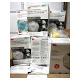 LOT OF 500 NEW MASKS MIXED 3M 8200/07023 N95 PARTICULATE RESPIRATORS + 3M 1860 HEALTH CARE PARTICULATE RESPIRATOR AND SURGICAL MASKS