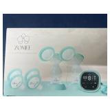 MSRP $200 ZOMEE Z2 COMPACT HOSPITAL-GRADE DOUBLE ELECTRIC BREAST PUMP WITH MANUAL - ALTERNATE MODE SUCTION, ANTI-BACKFLOW DESIGN FOR EASIER CLEANING, LIGHTWEIGHT - EXCELLENT CONDITION!