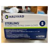 MSRP $350+ 11 BOXES HALYARD NITRILE GLOVES MIXED LOT *6 STERLING (S) HIGH DURABILITY *1 STERLING SG SENSI GUARD (S) FOR SENSITIVE SKIN & DRUGS PROTECTION *2 STERLING (XS) 50705 *2 LAVENDER (XS) 52