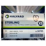 MSRP $350+ 11 BOXES HALYARD NITRILE GLOVES MIXED LOT *6 STERLING (S) HIGH DURABILITY *1 STERLING SG SENSI GUARD (S) FOR SENSITIVE SKIN & DRUGS PROTECTION *2 STERLING (XS) 50705 *2 LAVENDER (XS) 52