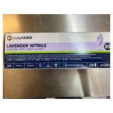 MSRP $350+ 11 BOXES HALYARD NITRILE GLOVES MIXED LOT *6 STERLING (S) HIGH DURABILITY *1 STERLING SG SENSI GUARD (S) FOR SENSITIVE SKIN & DRUGS PROTECTION *2 STERLING (XS) 50705 *2 LAVENDER (XS) 52