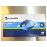 MSRP $200+ 8 BOXES HALYARD 43933 AQUASOFT POWDER-FREE NITRILE EXAM GLOVES (S) - PREMIUM TACTILE SENSITIVITY, DRUGS PROTECTION, ULTRA-SOFT COMFORT & LOW IRRITATION - EXP 5/28 OR LATER - CLINIC/RESA