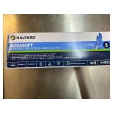 MSRP $200+ 8 BOXES HALYARD 43933 AQUASOFT POWDER-FREE NITRILE EXAM GLOVES (S) - PREMIUM TACTILE SENSITIVITY, DRUGS PROTECTION, ULTRA-SOFT COMFORT & LOW IRRITATION - EXP 5/28 OR LATER - CLINIC/RESA