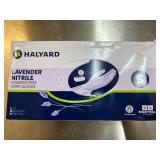 **MSRP $800+ 33 BOXES HALYARD LAVENDER NITRILE GLOVES (S) REF 52817 *SOFT COMFORT FIT & LOW DERMATITIS POTENTIAL FOR EXTENDED WEAR + EXCELLENT TACTILE SENSITIVITY – POWDER-FREE EXAM GRADE – EX