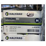 MSRP $500+ 20 BOXES HALYARD STERLING SG SENSI-GUARD NITRILE GLOVES (M) REF 41659 *CHEMO/DRUG ENHANCED PROTECTION, PREMIUM TACTILE SENSITIVITY FOR PRECISE WORK POWDER-FREE EXAM GRADE – EXP 6/29 OR LA