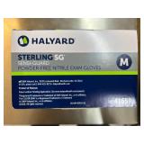 MSRP $500+ 20 BOXES HALYARD STERLING SG SENSI-GUARD NITRILE GLOVES (M) REF 41659 *CHEMO/DRUG ENHANCED PROTECTION, PREMIUM TACTILE SENSITIVITY FOR PRECISE WORK POWDER-FREE EXAM GRADE – EXP 6/29 OR LA