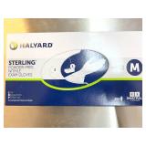 MSRP $300+ 10 BOXES HALYARD 50707 STERLING POWDER-FREE NITRILE EXAM GLOVES (M) - HIGH TENSILE STRENGTH WITH THIN PROFILE, SIGNIFICANTLY STRONGER GLOVES, DISTINCTIVE STERLING COLOR - EXP 6/30 OR LATER 