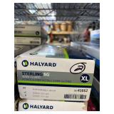 MSRP $200+ 7 BOXES MIXED HALYARD NITRILE GLOVES *5 STERLING (L) STRONG PROTECTION/HIGH DURABILITY *2 STERLING SG SENSI-GUARD (XL) ENHANCED CHEMO/DRUG PROTECTION, COMFORT FIT, POWDER-FREE – EXP 11/29