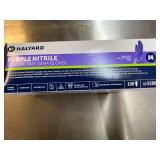 MSRP $180+ 9 BOX HALYARD NITRILE GLOVES (M) MIXED LOT – 7 LAVENDER 52818 (STANDARD) + 1 PURPLE 55082 (STANDARD) + 1 PURPLE XTRA 50602 (HEAVIER DUTY/EXTENDED CUFF) – POWDER-FREE MEDICAL EXAM – EX
