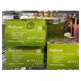 MSRP $200+ 7 BOXES AURELIA 99227 REFRESH LATEX EXAM GLOVES (M), POWDER-FREE MINT SCENTED ODOR CONTROL, HONEYCOMB TEXTURED GRIP, MEDICAL DENTAL LAB FOOD SERVICE USE, 200/BOX *POLYMER COATED