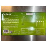 MSRP $200+ 7 BOXES AURELIA 99227 REFRESH LATEX EXAM GLOVES (M), POWDER-FREE MINT SCENTED ODOR CONTROL, HONEYCOMB TEXTURED GRIP, MEDICAL DENTAL LAB FOOD SERVICE USE, 200/BOX *POLYMER COATED