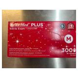 MSRP $140+ 5 BOXES SEMPERMED SMNP303 STARMED PLUS NITRILE EXAM GLOVES (M), CHEMO TESTED FENTANYL SAFE, POWDER-FREE LATEX-FREE, 300/BOX HIGH CAPACITY, USP 800 COMPLIANT, EMT POLICE MEDICAL DENTAL LAB U