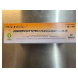 MSRP $160+ 8 BOXES MICRODOT 1201-10 NITRILE EXAMINATION GLOVES (S), POWDER-FREE LATEX-FREE, CHEMO TESTED FENTANYL SAFE, TEXTURED GRIP, ASTM D6319, EMS MEDICAL DENTAL LAB USE – EXP 10/28 – CLINIC/R