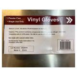 MSRP $180+ 21 BOXES GENERATIONS GEN259 VINYL GLOVES (S), POWDER-FREE LATEX-FREE, SINGLE-USE FOOD SAFE PVC, CLEAR DISPOSABLE, FOOD SERVICE CLEANING LIGHT DUTY USE, AMBIDEXTROUS, 100/BOX