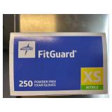 MSRP $300 10 BOXES XS NITRILE GLOVES MIXED LOT *4 MEDLINE FITGUARD HIGH SENSITIVTY & DRUG PROTECTION *2 MEDLINE SENSICARE SOFT STRETCH & TACTILE FEEL *1 MIDWAY HIGH DEXTERITY FOR PRECISION *3 