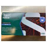 MSRP $140+ 7 BOXES SEMPERGUARD BKNF103 FORCE BLACK NITRILE EXAM GLOVES (M), POWDER-FREE LATEX-FREE, 5 MIL HEAVY-DUTY, FINGER TEXTURED NON-SLIP GRIP, BEADED CUFF, MULTI DRUG/CHEMO TESTED, POLICE AUTO D