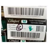 MSRP $220+ 8 BOXES DASH TRUE COMFORT CHLOROPRENE EXAM GLOVES (M), NEOPRENE, 3.9 MIL PALM 5.1 MIL FINGER, POLYMER COATED EASY DONNING “GLIDE-ON”, LATEX-LIKE ELASTICITY HIGH FLEXIBILITY, TEXTURED GR
