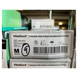 MSRP $180+ 9 BOXES DASH VNPF100M VITALGARD NITRILE EXAM GLOVES (M), POWDER-FREE LATEX-FREE, DRUGS/CHEMO TESTED ASTM D6978 FDA CLEARED, 3.4 MIL PALM 3.9–4.0 MIL FINGER, TEXTURED GRIP, POLICE EMS MEDI
