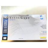 MSRP $180+ 9 BOXES DASH VNPF100M VITALGARD NITRILE EXAM GLOVES (M), POWDER-FREE LATEX-FREE, DRUGS/CHEMO TESTED ASTM D6978 FDA CLEARED, 3.4 MIL PALM 3.9–4.0 MIL FINGER, TEXTURED GRIP, POLICE EMS MEDI