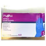 MSRP $250 12 BOXES MIXED BRAND NITRILE POWDER-FREE EXAM GLOVES - 4 PIVETAL EXAMINATION-GRADE BEADED CUFF (S) 21306635 + 8 AMMEX PROFESSIONAL BLUE CHEMICAL & PUNCTURE RESISTANCE (M) SQ000212 - EXP 
