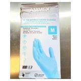 MSRP $250 12 BOXES MIXED BRAND NITRILE POWDER-FREE EXAM GLOVES - 4 PIVETAL EXAMINATION-GRADE BEADED CUFF (S) 21306635 + 8 AMMEX PROFESSIONAL BLUE CHEMICAL & PUNCTURE RESISTANCE (M) SQ000212 - EXP 