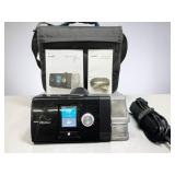 MSRP $1,800 RESMED AIRSENSE 10 AUTOSET AUTO CPAP MACHINE w/HUMIDAIR HEATED HUMIDIFIER *PROFESSIONAL SLEEP THERAPY DEVICE W/CARRY BAG, RESERVOIR, MANUAL & POWER SUPPLY - EXCELLENT WORKING CONDITION