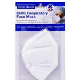 MSRP $120 24/CS NEW GREAT HEALTH N95 RESPIRATORY FACE MASKS RETAIL PACK INDIVIDUALLY PACKED, 95% FILTRATION, MULTI LAYER PROTECTION, COMFORT FIT