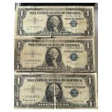 Blue Seal $1 Dollar Silver Certificate Star Notes