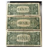 Blue Seal $1 Dollar Silver Certificate Star Notes