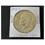 1973-S Eisenhower Silver Dollar