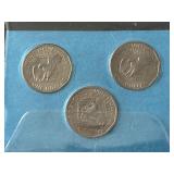 1979 Susan B. Anthony Dollar Mintmark Set