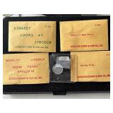 Lincoln Cents Moon Pennies, Kennedy, Ecology, 3 of the Envelopes are Unopened