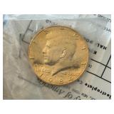 1984 Gold Plated Kennedy Half Dollar